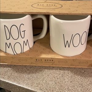 Rae Dunn Dog Mom / Woof Mugs